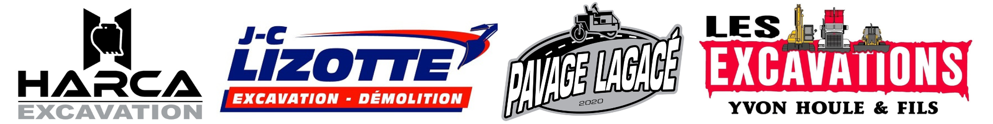 Logos des entreprises partenaires du Groupe FJH Construction